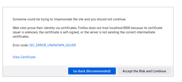 Unknown issuer
