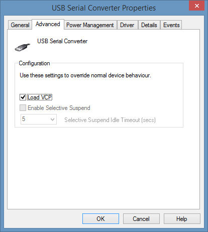 Serial Properties