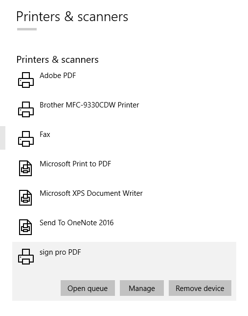 Printers & scanners